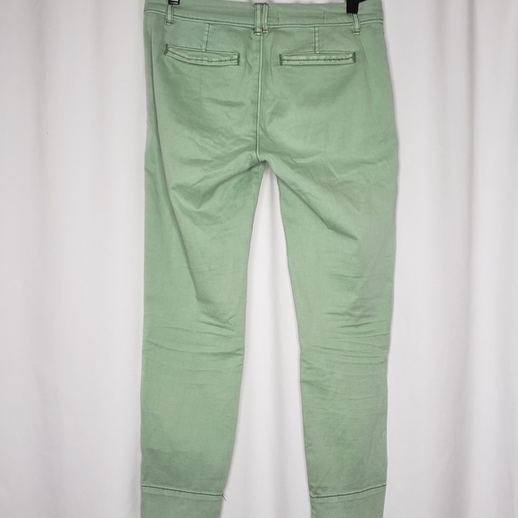 Pilcro and the letterpress Anthropologie Stet Cropped Mint Jeans Sz 25 - Picture 3 of 9